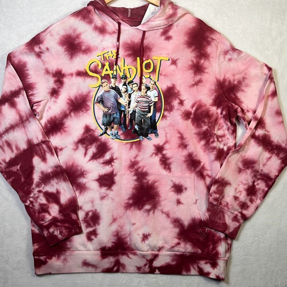 The‎ Sandlot Tie Dye Graphic Hoodie-NWT -L
